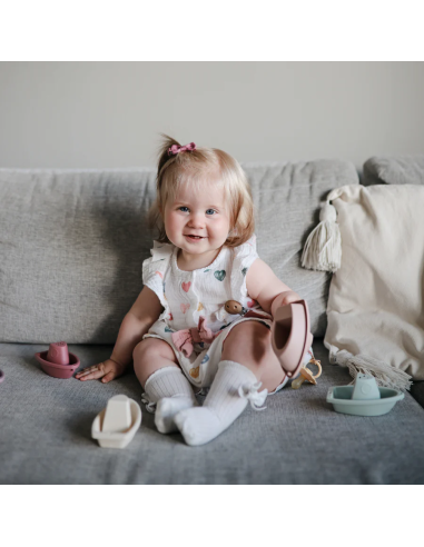 Jouet de bain Bateaux Mushie Pétal