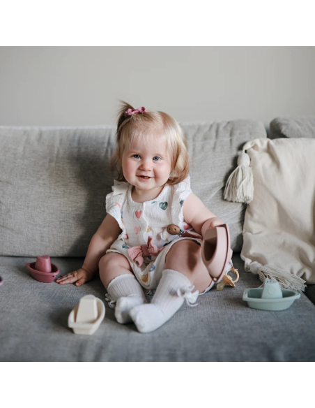 Jouet de bain Bateaux Mushie Pétal