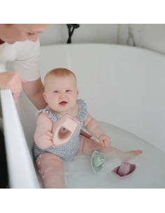 Jouet de bain Bateaux Mushie Pétal 2