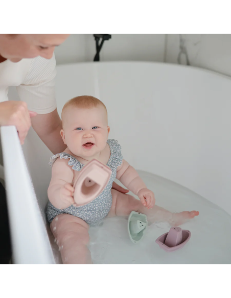 Jouet de bain Bateaux Mushie Pétal