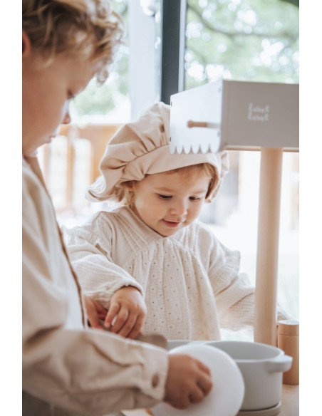 Cuisine Bistro en Bois Nougat - Label Label