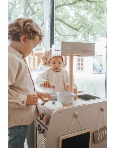 Cuisine Bistro en Bois Nougat - Label Label