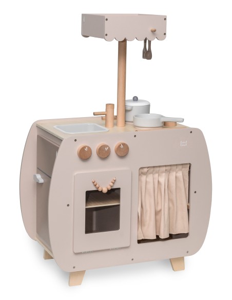 Cuisine Bistro en Bois Nougat - Label Label