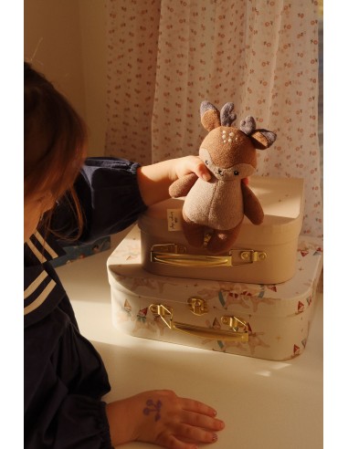 Hochet Petit Cerf en coton biologique