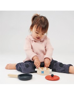 Jouet d'imitation Set de poêle et casserole Mentari 2