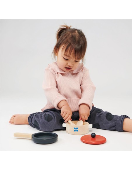 Jouet d'imitation Set de poêle et casserole Mentari