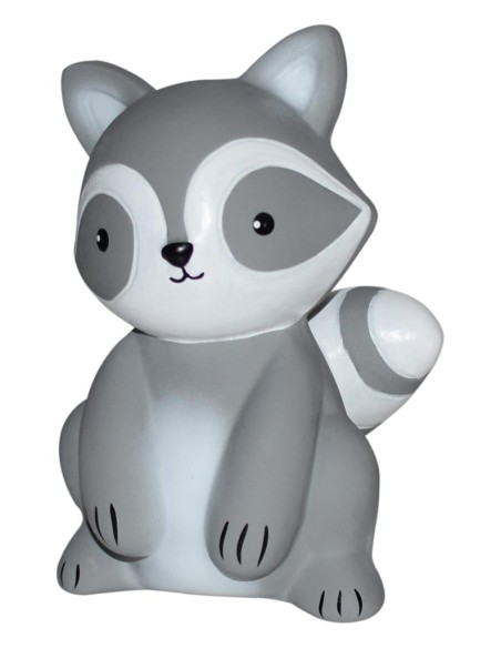 Jouet de dentition et jouet de bain Raton Laveur caoutchouc naturel