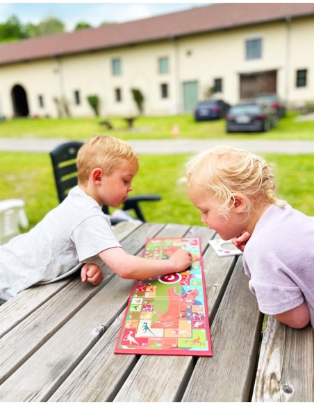 Jeu de Plateau Magnétique Dino - Jeu de l'Oie