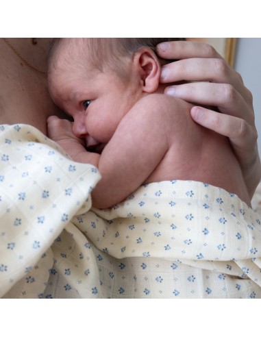 Lange en mousseline de coton biologique Capri