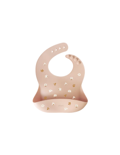 Bavoir souple en silicone Zakuw - Magnolia