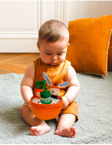 Jouet d'éveil Le Moyen Potager de Lapin Gabin...