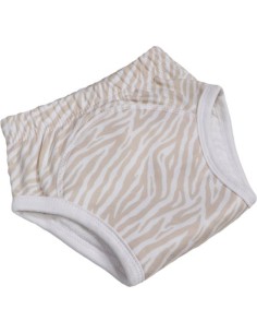 Culotte d'apprentissage de la propreté Zèbre beige