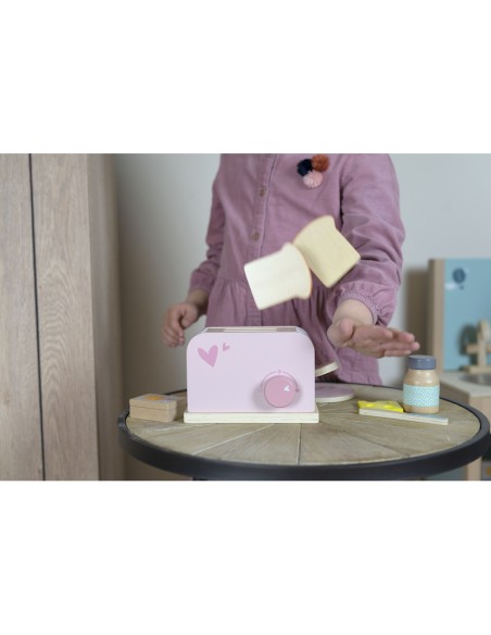 Grille Pain en Bois Rose - Label Label