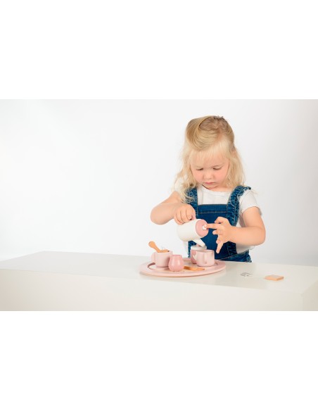 Service à Thé en Bois Rose - Label Label