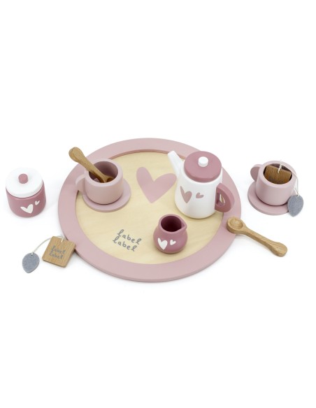 Service à Thé en Bois Rose - Label Label