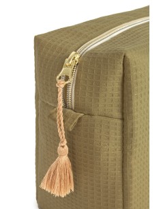 Trousse de toilette Diva nid d'abeille Olive Green 2