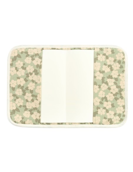 Protège-carnet de Santé Nid d'Abeille Green Sakura