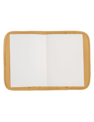 Protège-carnet de Santé Nid d'Abeille Camel