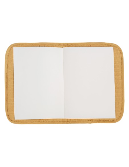 Protège-carnet de Santé Nid d'Abeille Camel