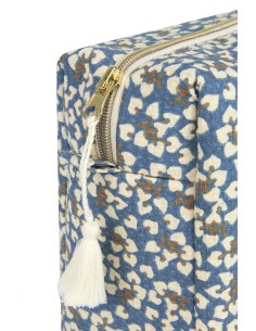 Trousse de toilette Diva nid d'abeille Blue Yumiko 2