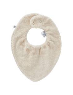 Bavoir Bandana Bambou & Gaze coton Biscuit 2
