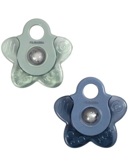 Anneau de Dentition Rafraîchissant Étoile - Lot de 2