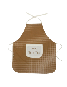 Tablier de Cuisine Enfant en toile Enduite Carreaux...