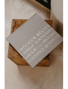 Livre de naissance Précieux Souvenirs - Lin Gris 2