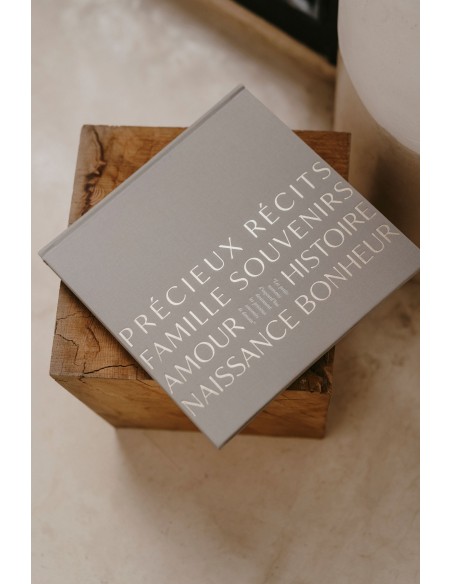 Livre de naissance Précieux Souvenirs - Lin Gris