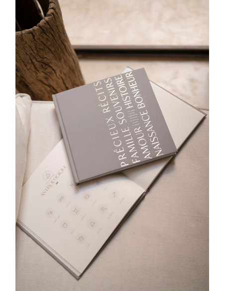Livre de naissance Précieux Souvenirs - Lin Gris