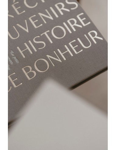 Livre de naissance Précieux Souvenirs - Lin Gris