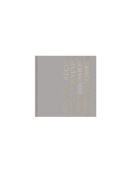 Livre de naissance Précieux Souvenirs - Lin Gris
