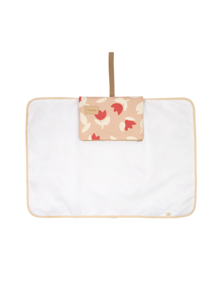 Matelas à langer de voyage Hyde Park imperméable Red Tulips