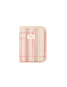 Protège-carnet de santé Stories Powder Red Checks