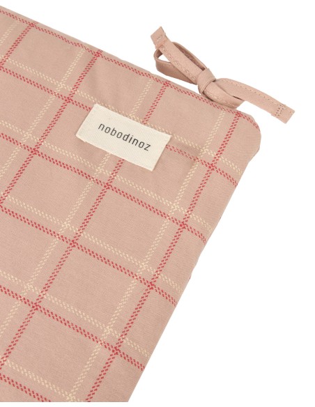 Tour de lit Nest Stories Pink Red Checks