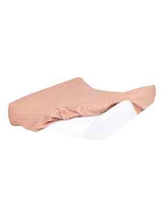 Matelas à langer Imperméable Pink Cream Grid 2
