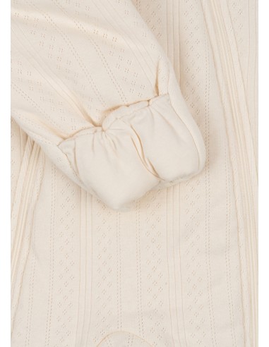 Combinaison molletonnée à capuche en coton...