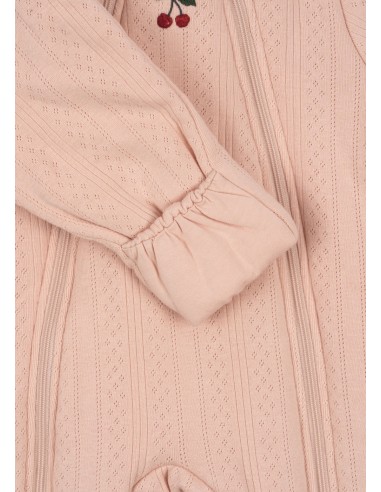 Combinaison molletonnée à capuche en coton...