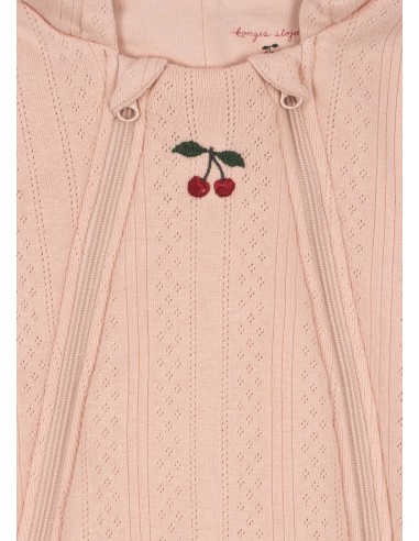 Combinaison molletonnée à capuche en coton...