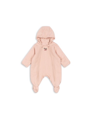 Combinaison molletonnée à capuche en coton...