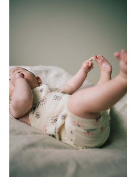 Combishort Barboteuse Ginger en Coton Biologique