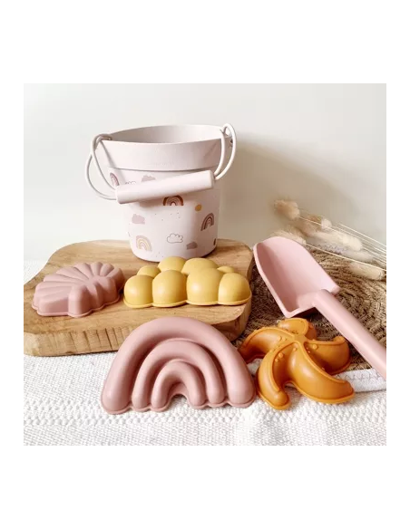 Set de Jeux de plage en silicone Arc-en-Ciel