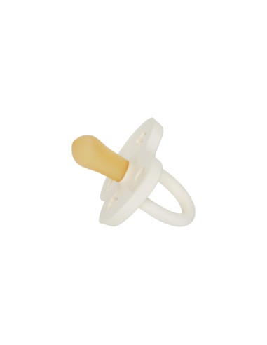 Tétine symétrique en caoutchouc naturel Blanche