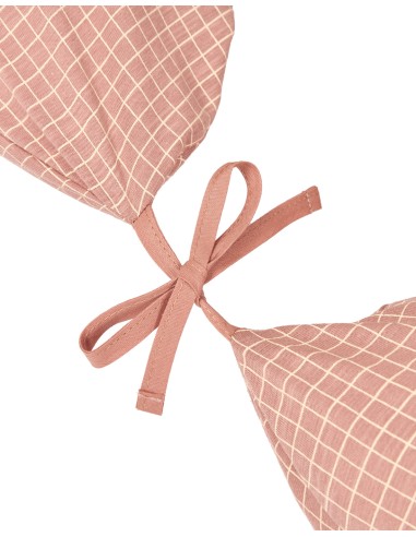 Coussin de maternité Stories Pink Cream Grid