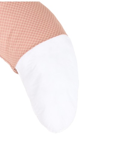 Coussin de maternité Stories Pink Cream Grid