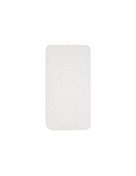 Drap housse en jersey de coton Twinkling Wild Rose 60x120cm