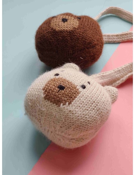 Jouet Teddy Ours Polaire LeroLero - Doudou émotionnel & solidaire