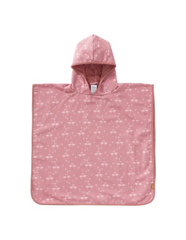 Poncho de plage protection UV Flamingo Rose