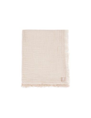 Couverture à franges en Gaze de coton bio...