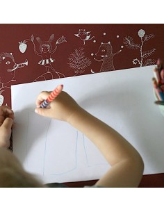 Tapis d'activité en silicone Chiffres Sauge 2